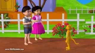 Pussy Cat Pussy Cat - 3D Animation English Nursery rhyme for children with lyrics