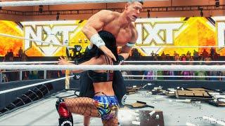 WWE 2k23 MODS: Cora Jade vs John Cena '16 #intergender #wrestling