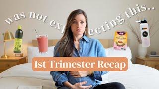 FIRST TRIMESTER RECAP(baby #4) | Shocking symptoms, gender, body changes & what helped