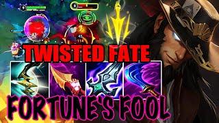 WILD RIFT TWISTED FATE ADC GAMEPLAY | FORTUNE'S FOOL - TWISTED FATE  BUILD RUNES