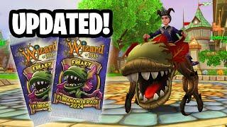 Wizard101: NEW Freaky Floramancer 2024 Pack Opening!