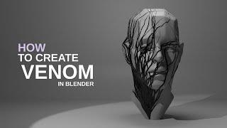 How To Create VENOM Tendrils In Blender | 3D Venom Effect Hindi Tutorial