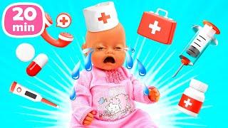 Baby Born Annabelle - Puppen Videos für Kinder auf dem Kanal Baby Puppen. 5 Folgen am Stück.