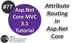 (#77) Attribute routing in asp.net core | Asp.Net Core tutorial