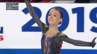 АННА ЩЕРБАКОВА  /Лас-Вегас 18.10.2019/  Skate America  (КП) 67.60 балла - 4 место.