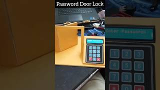 Password Based Door Lock Security System Using Arduino & Keypad #arduino #viral #diy