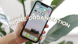 How To DECLUTTER And ORGANIZE Your Phone  | Minimalist Phone Declutter & Organization