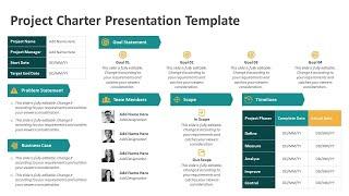 Project Charter Presentation Template | Kridha Graphics