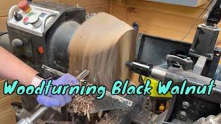 Woodturning A Black Walnut Bowl