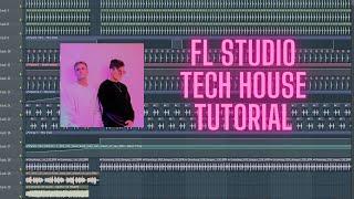 Tech House FL Studio Tutorial w/Project & Stems (Dream of You)