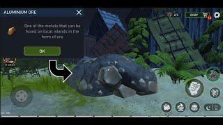 How to Find Aluminium Ore  - Raft Survival: Ocean Nomad - Gameplay Walkthrough Android/iOS