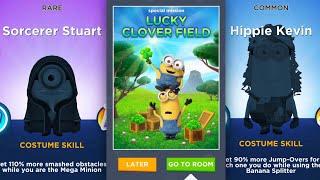 Minion Rush v.8.8.0f Update LUCKY CLOVER FIELD New Special Mission & Hippie Kevin | Sorcerer Stuart