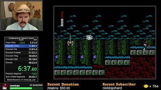 Castlevania II: Simon's Quest NES speedrun in 40:10 by Arcus