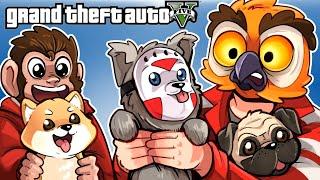 GTA 5 - LUI TURNED US INTO DOGS!!! (Funny Moments & Peyote plants)