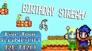 Birthday Edition of Random Retro! - Live Tour 02/28/25 | RPG Tour Guide #retrogames #nes