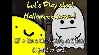 Let's Play short Halloween games on itch.io  QT  Can a Cute Ghost Story Be Spooky 