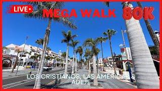 LIVE: MEGA WALK- Los Cristianos, Las Americas & Costa Adeje Tenerife- SUMMER 2024 ️