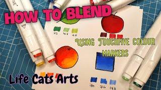 How to blend TOUCHFIVE markers for beginners