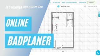 Einfache Badplanung mit dem online Bauplaner von Hornbad