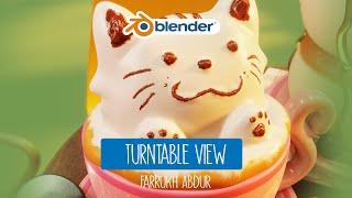 Latte Cat - Blender Art Demo