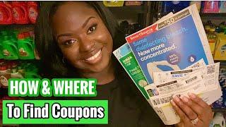 How & Where To Find Coupons | Inserts, IPs, & Digitals | Couponing 101 for Beginners