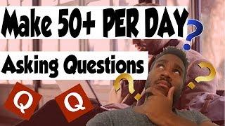 How to MAKE $50 A DAY ASKING QUESTIONS: Quora Partner Program