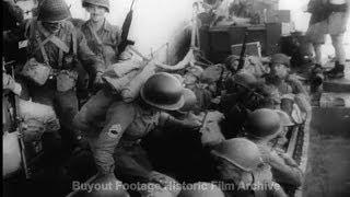 Historic Archival Stock Footage WWII - Invasion of Italy!