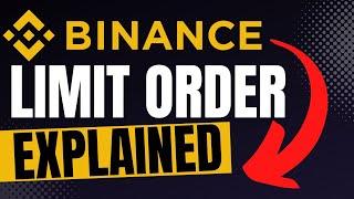 LIMIT ORDER ON BINANCE EXPLAINED #cryptotradingtutorial