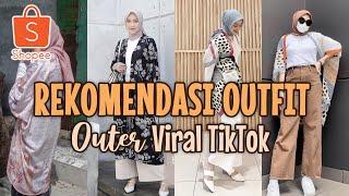 SHOPEE HAUL | SPILL OUTFIT HIJAB Outer  Scraft Part 5 | Inspirasi Terbaru outfit Pantai Ala Tiktok