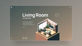 Furniture Store Isometric Slider