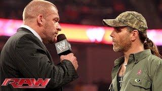 Triple H and Shawn Michaels don't see eye-to-eye: Raw, Oct. 21, 2013