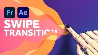 Unique Swipe Transition | After Effects Tutorial