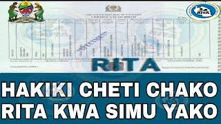 NAMNA YA KUHAKIKI  CHETI CHA KUZALIWA / KIFO ONLINE | JINSI YA KU-VERIFY VYETI RITA