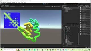 Protein folding from distogram - Unity Sentis