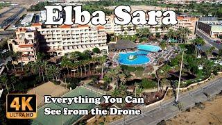 Elba Sara Beach & Golf Resort Fuerteventura from Drone in 4K