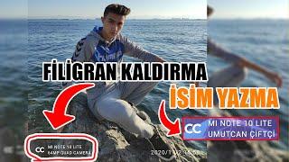 XİAOMİ TELEFONLARDA FOTOĞRAFTAKİ AI DUAL CAMERA YAZISINI KALDIRMA | İSİM YAZMA | TARİH SAAT EKLEME