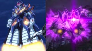 GRIDMAN UNIVERSE: Gridknight becomes Sky Anti (Kaiju Form)[グリッドマン ユニバース グリッドナイト スカイアンチ 飛行形態 怪獣 SSSS]