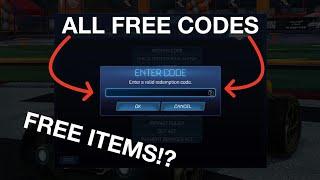 All FREE Redeem Codes in Rocket League | WORKING 2021