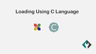 Loading (progress) program using C programming language