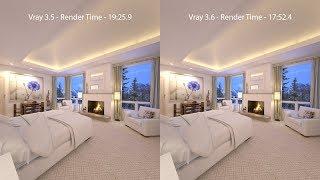 Vray 3.6 Vs Vray 3.5 - Render Test - 3Ds Max