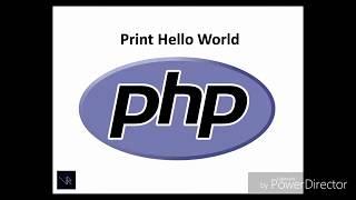 Print Hello World using PHP with XAMPP.