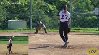 Kaitlin Smith's Softball Skills Video - 2021 LHP/1B - Newtown Rock 14U-Futures