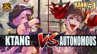 GBVSR  Ktang (Narmaya) vs Autonomous (Avatar Belial)  High Level Gameplay