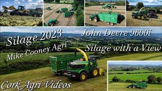 Silage 2023 With a View!! - Mike Cooney Agri | John Deere 9600i