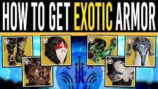 Destiny 2: How to Get ALL New EXOTIC ARMOR Fast! Cryptarch Ranks & Exotic Engrams (The Final Shape)