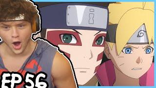 THE CHUNIN EXAM BEGINS! || BORUTO'S NEW RIVAL? || Boruto REACTION: Episode 56