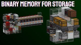 Binary Memory in Storage Tech (Minecraft Java)