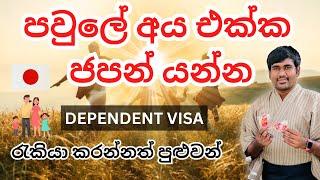 Japan dependent visa Sri Lanka | Family visa | Depending visa | Couple visa | Sri Lanka | Sinhala