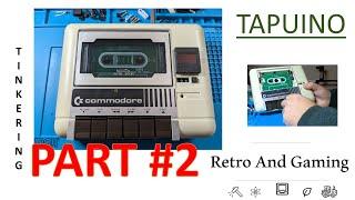 Tapuino in a Commodore 1530 cassette deck w/working tape counter (Part 2/2)