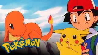 Ash Meets Charmander For The First Time | Pokémon the Series